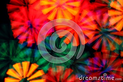 Light rays psychedelic background Stock Photo