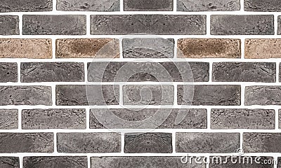 Light red brick wall, creative back phonon, closeup Photo Stock Photo