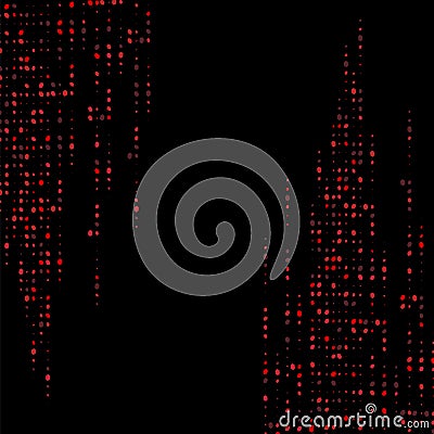 Light RED vector texture in rectangular style and Glitter abstract illustration with rectangular shapes with Best raind dots desig Vector Illustration