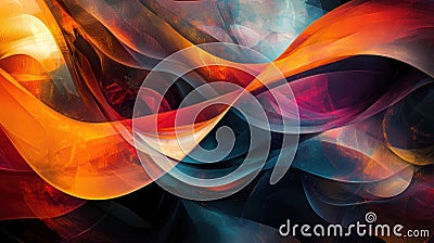 light and shadow art, using intricate patterns and digital manipulations to explore light and shadow, pushing boundaries Stock Photo