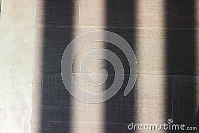 The light and shadow from the sun shining on the floor, abstract texture background Editorial Stock Photo