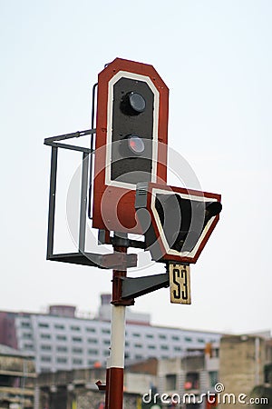 Light signal Stock Photo