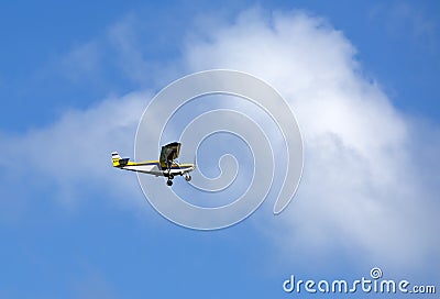 Light single-engine plane Stock Photo