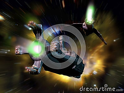 Light-Speed Stock Photo