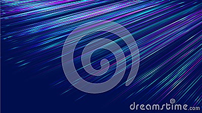 Light speed move vector background. Dynamic motion trail. Speed trail movement. Furious motion minimal vector background Vector Illustration