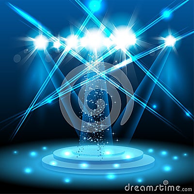 Light Stage Vector Illustration