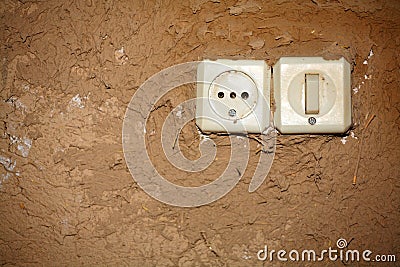 Light switch Stock Photo