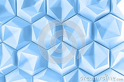 Light taupe plastic fragment as an abstract composition Stock Photo