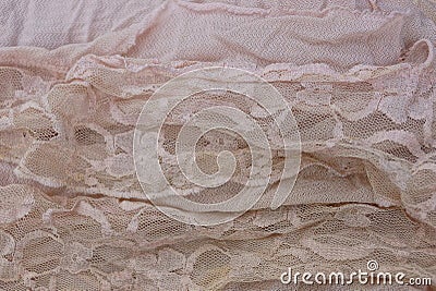 Light texture of a piece of cloth curtains Stock Photo