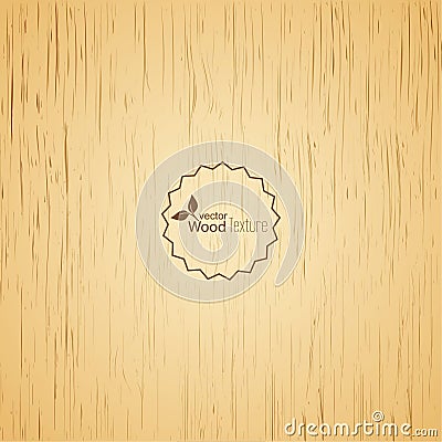 Light wood background. Vector Illustration