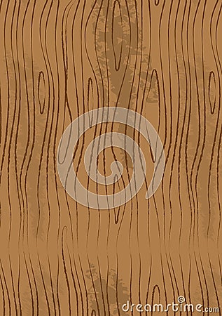 Light Wood Pattern Vector Illustration