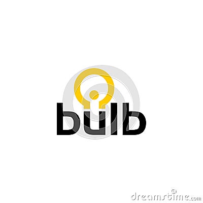 Lightbulb inspiration idea logo image vector Vector Illustration