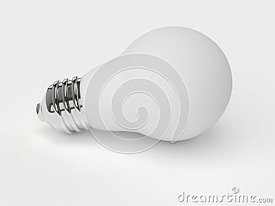 Lightbulb isolated on white Stock Photo