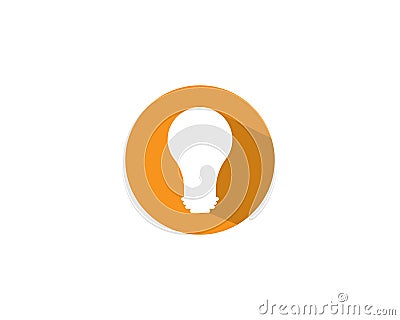 Lightbulb logo template Vector Illustration
