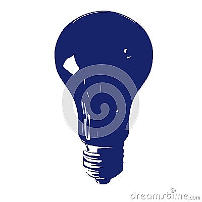 Lightbulb vector illustration Vector Illustration