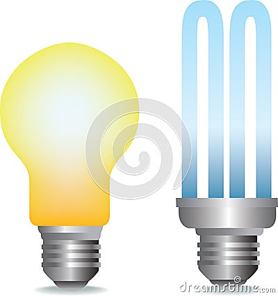 Lightbulbs Vector Illustration