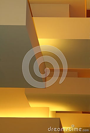 Lighted ceiling Stock Photo