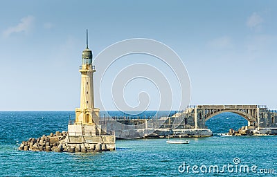 Lighthouse of Alexandria Stock Photo