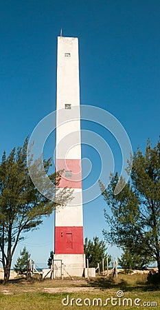 Lighthouse in Arroio do Sal , Brazil Editorial Stock Photo