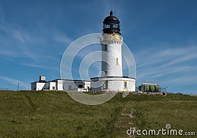 Lighthouse at Cape Wrath Stock Photo