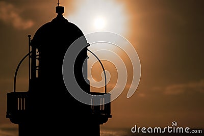 Lighthouse dawn Stock Photo