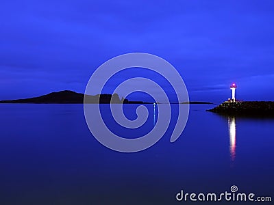 A lighthouse in Dublin Stock Photo