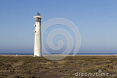 Lighthouse in Jandia Stock Photo