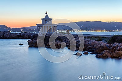 Lighthouse Kefalonia Stock Photo