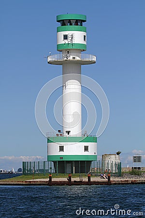 Lighthouse in Kiel Falkenstein Stock Photo