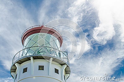 Lighthouse at Kilauea Point Stock Photo