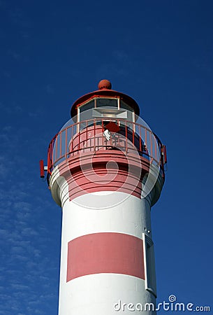 Lighthouse at La Rochelle Stock Photo