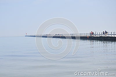 A lighthouse on the lake ontario Editorial Stock Photo