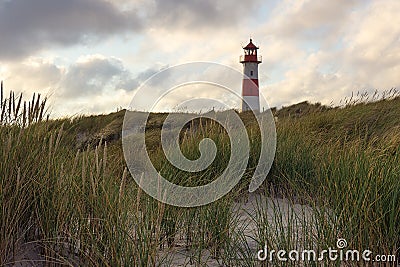 Lighthouse List Ost Stock Photo