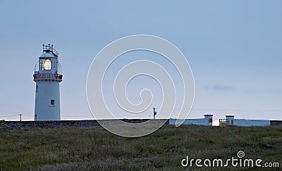 lighthouse, Loop Head, County Clare, Ireland Stock Photo