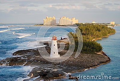 Lighthouse Nassau Bahamas Stock Photo