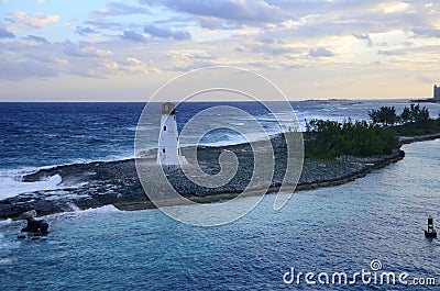 Lighthouse Nassau Bahamas Stock Photo