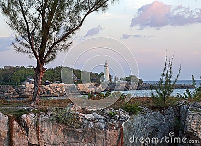 Lighthouse in Negril Stock Photo