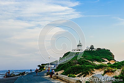 Lighthouse - Newcastle Australia Editorial Stock Photo