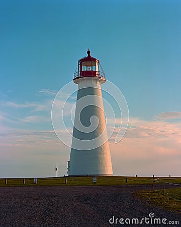 Point Prim Lighthouse, PEI Stock Photo