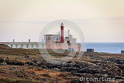 Lighthouse in Portugal Stock Photo