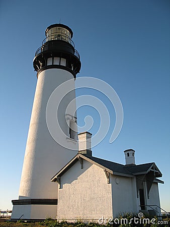 Lighthouse on a sunny day Stock Photo