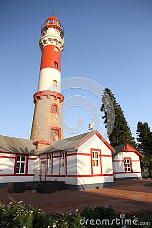 Lighthouse, Swakopmund, Namibia Stock Photo