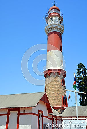 The Lighthouse Swakopmund Editorial Stock Photo