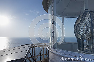 Lighthouse top Stock Photo