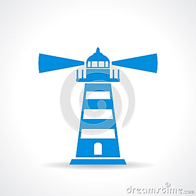 Lighthouse vector icon Vector Illustration