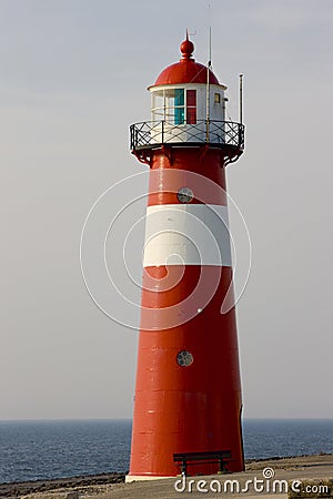 lighthouse, Westkapelle, Zeeland, Netherlands Stock Photo