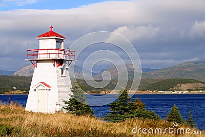 Lighthouse Woody Point Stock Photo