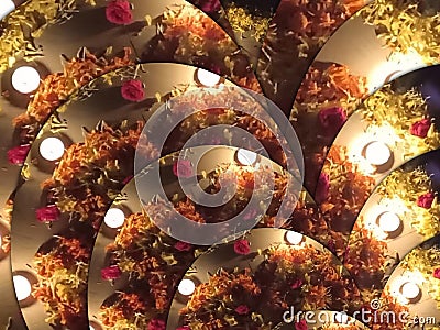 Lighting Deep design at the time of festival deepavali, a great festival of Hindus, Celebrate in all over the world. Stock Photo