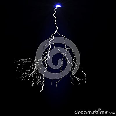 Lightings and thunders Stock Photo