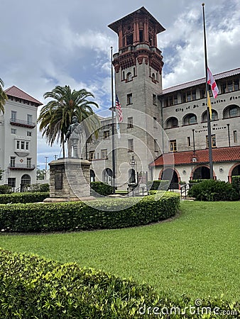 The Lightner Museum located in St. Augustine, Florida Editorial Stock Photo